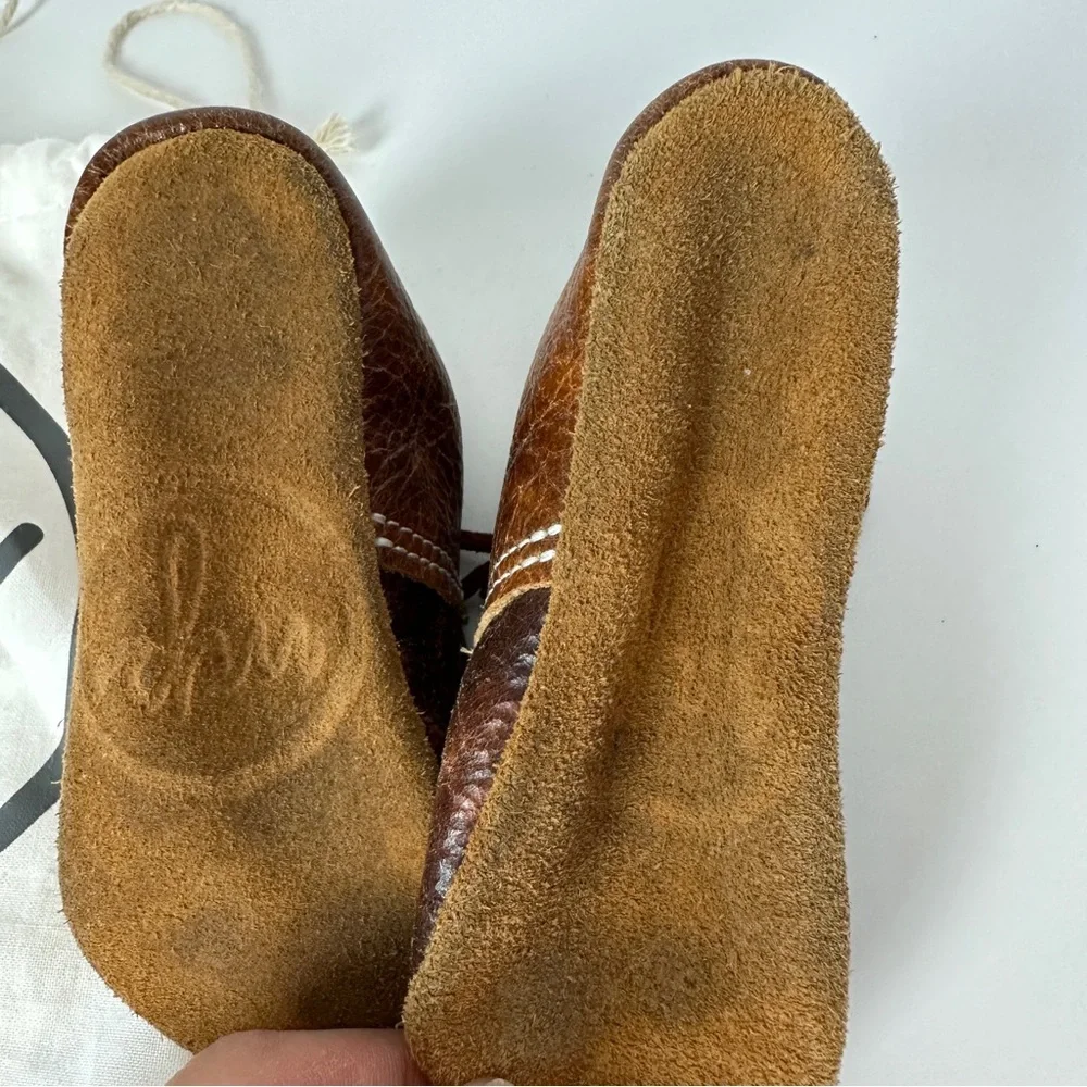 Size 4 SADDLE Oxfords Mon‎ Petit Shoes leather boots